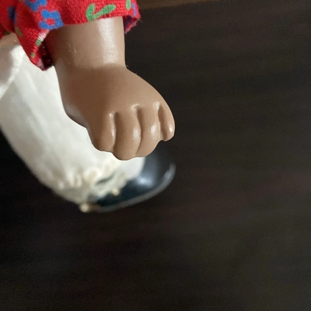 Vintage Victoria Ashlea Porcelain African American Black Doll Collectible Toy